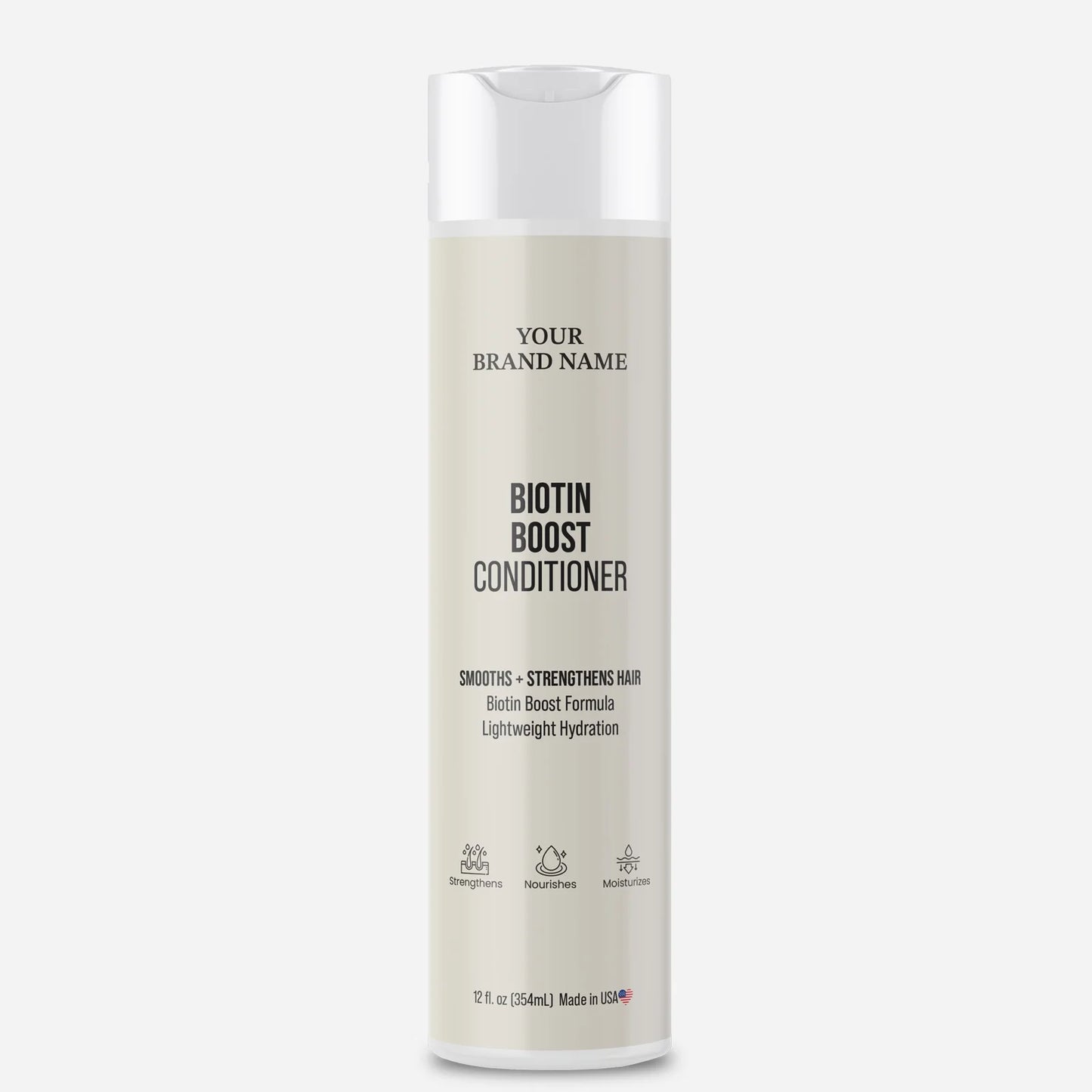 Biotin Boost Conditioner - Strengthening & Thickening Hair Treatment (12 oz)