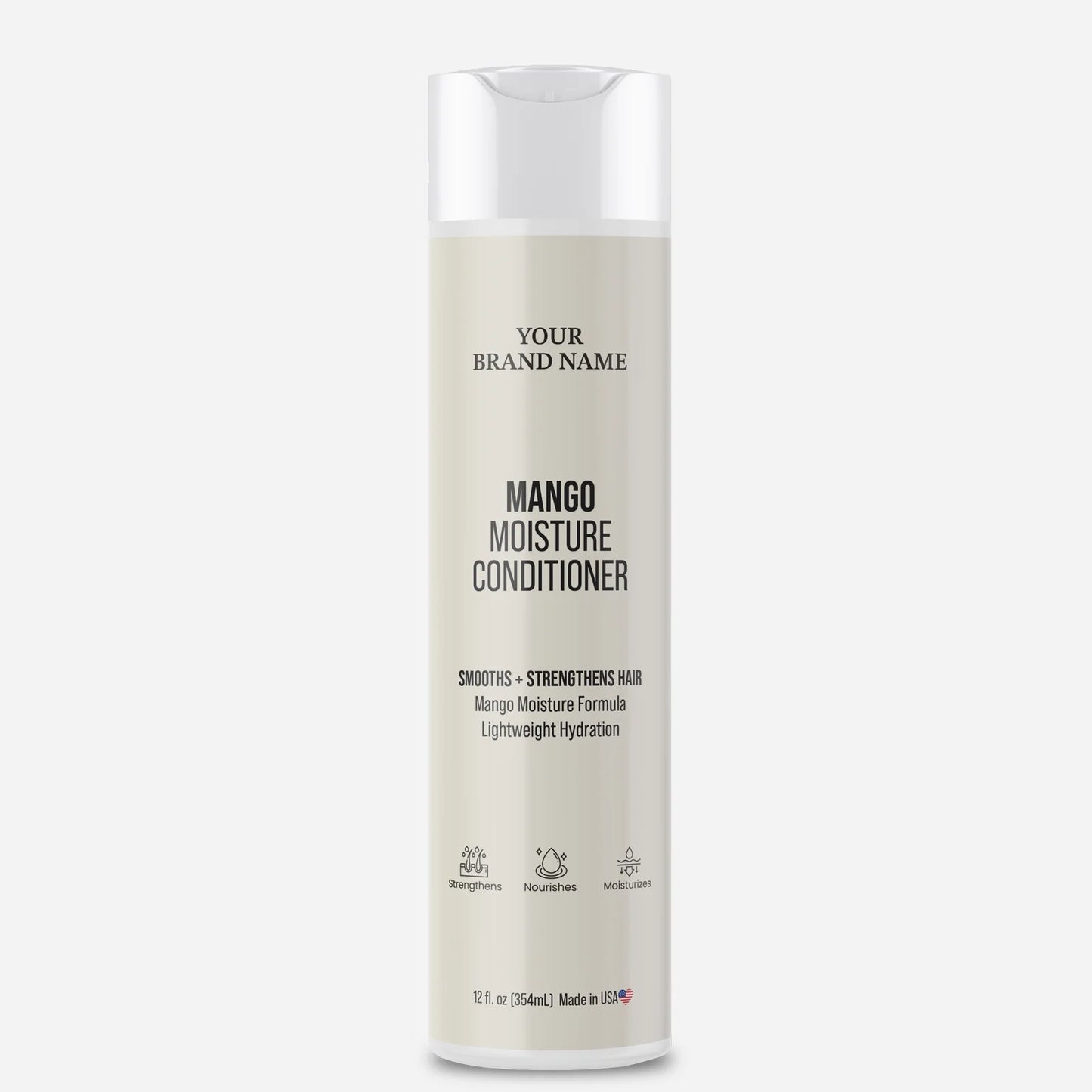 Mango Moisture Conditioner - Smoothing & Strengthening Hydration Treatment (12 oz)