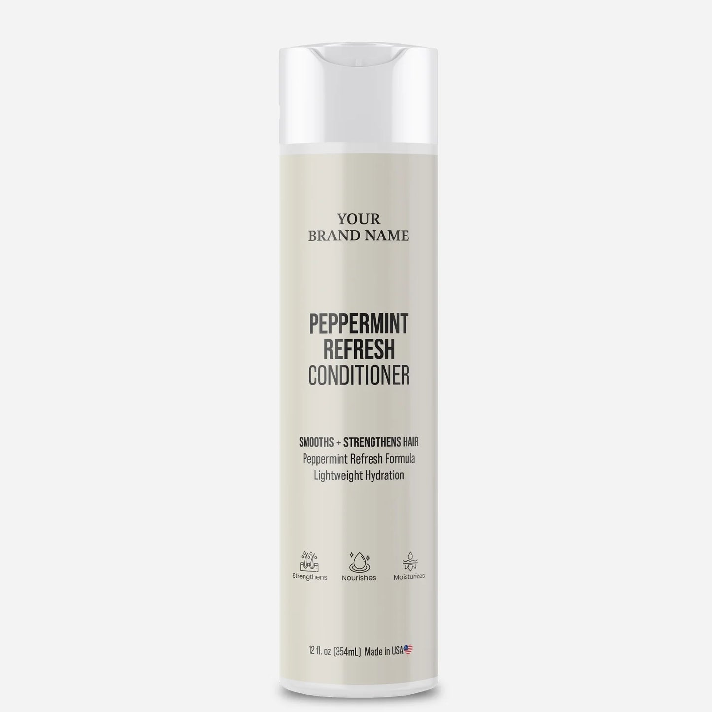 Peppermint Refresh Conditioner - Scalp Invigorating & Balancing Daily Treatment (12 oz)