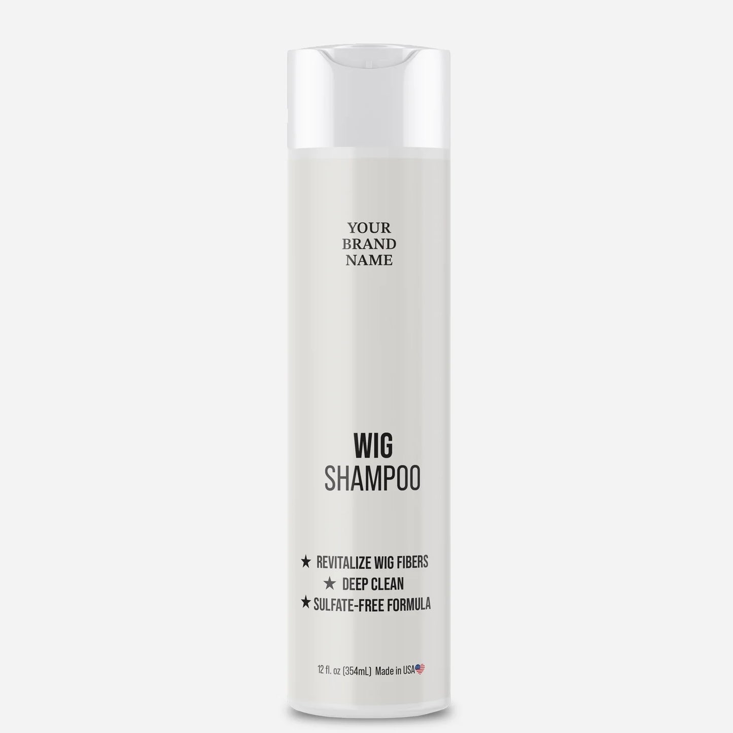 Wig Revitalizing Shampoo - Sulfate-Free Deep Cleansing for Synthetic & Human Hair (12 oz)