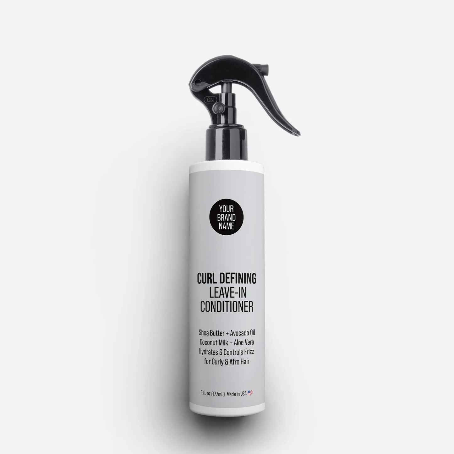 Curl Defining Leave-In Conditioner - Hydrating Formula with Shea Butter & Avocado Oil (6 oz)