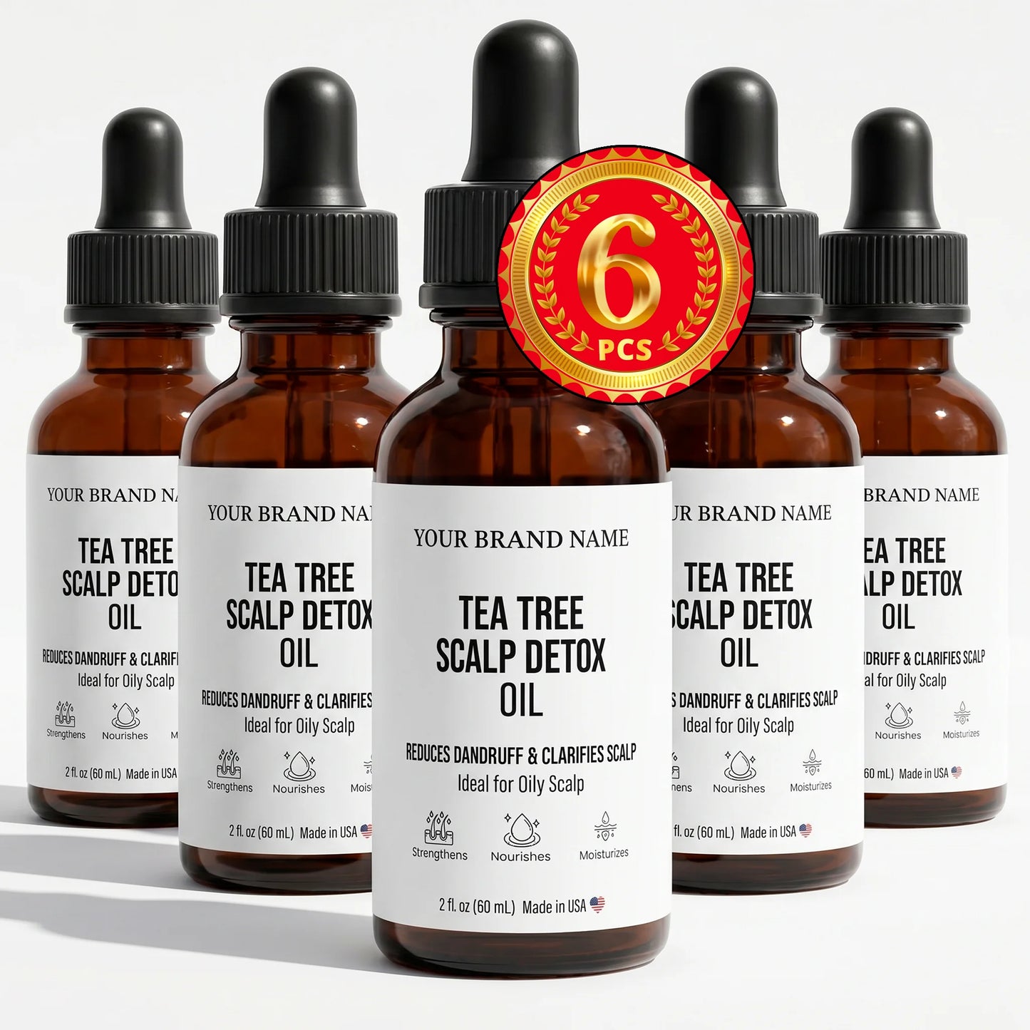 Tea Tree Scalp Detox Oil - Purifying & Anti-Inflammatory Clarifying Treatment (2 oz)