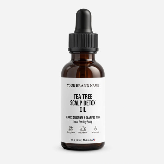 Tea Tree Scalp Detox Oil - Purifying & Anti-Inflammatory Clarifying Treatment (2 oz)