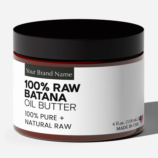 100% Raw Batana Hair Repair Butter - Intensive Restorative Scalp & Strand Treatment (4 oz)