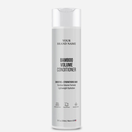 Bamboo Volume Conditioner - Strengthening & Volumizing Hair Treatment (12 oz)