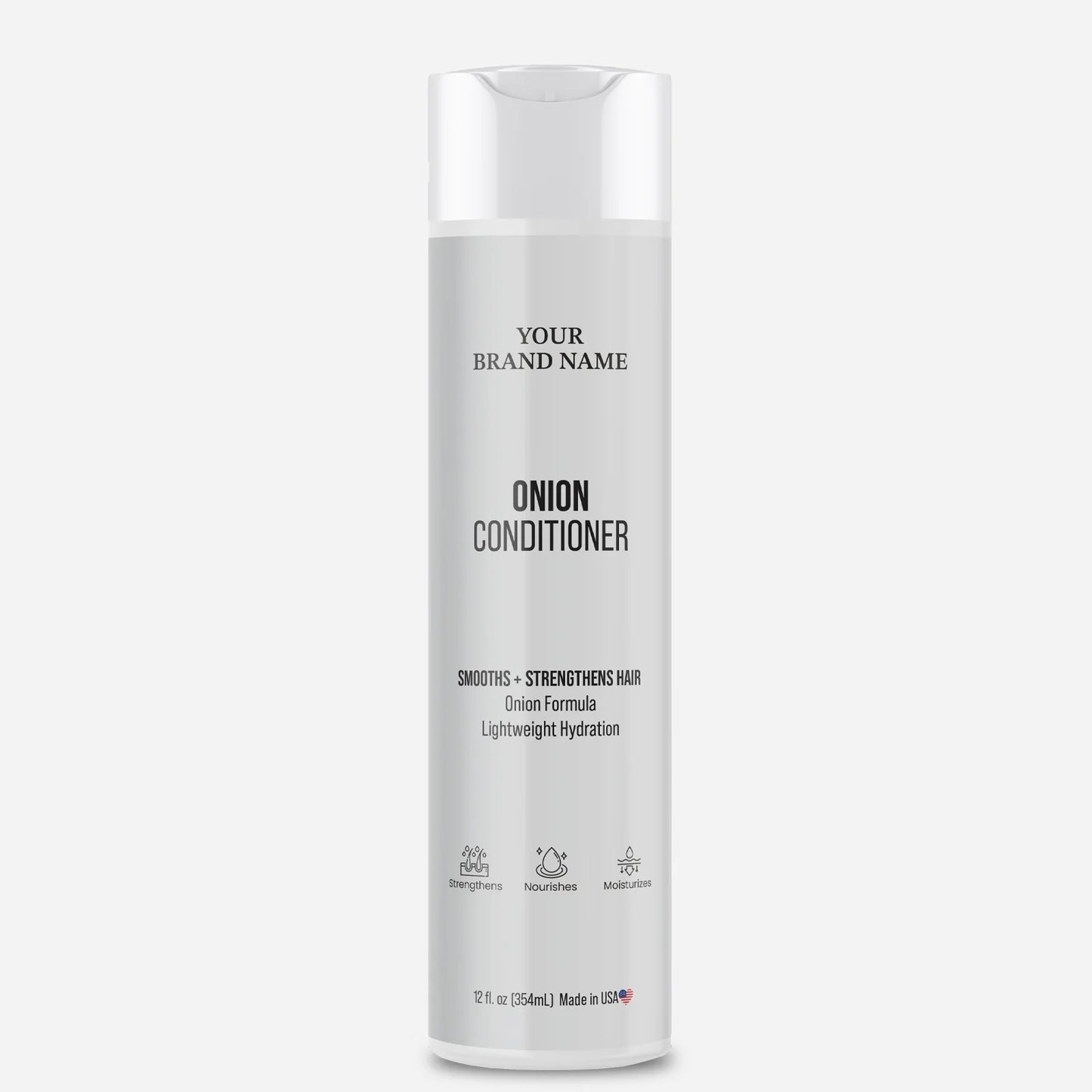Onion Strengthening Conditioner - Hair Growth Support & Revitalizing Treatment (12 oz)