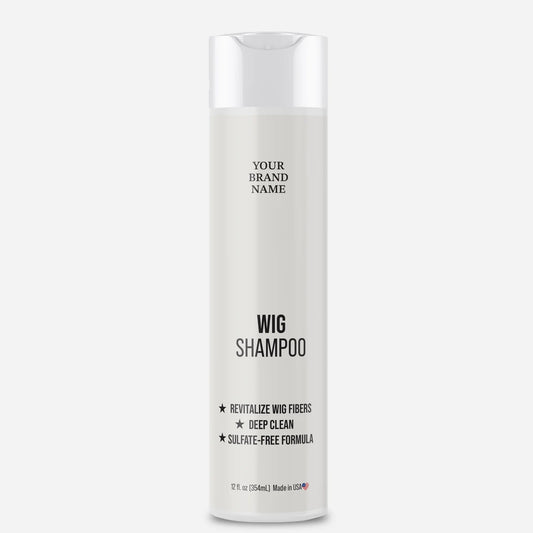 Wig Revitalizing Shampoo - Sulfate-Free Deep Cleansing for Synthetic & Human Hair (12 oz)