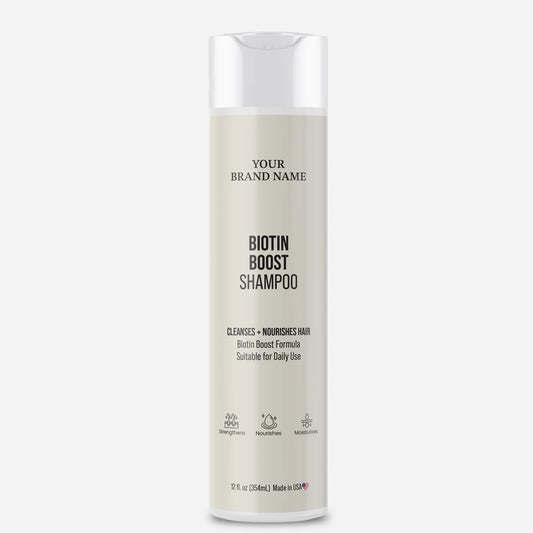 Biotin Boost Shampoo - Strengthening & Volumizing Hair Growth Treatment (12 oz)