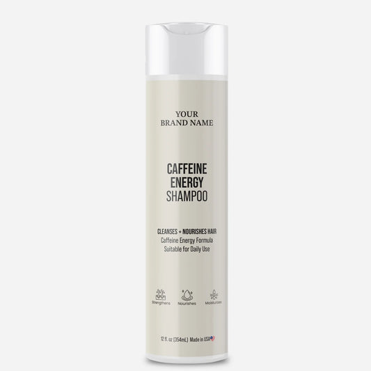 Caffeine Energy Shampoo - Scalp Stimulating & Thickening Hair Cleanser (12 oz)