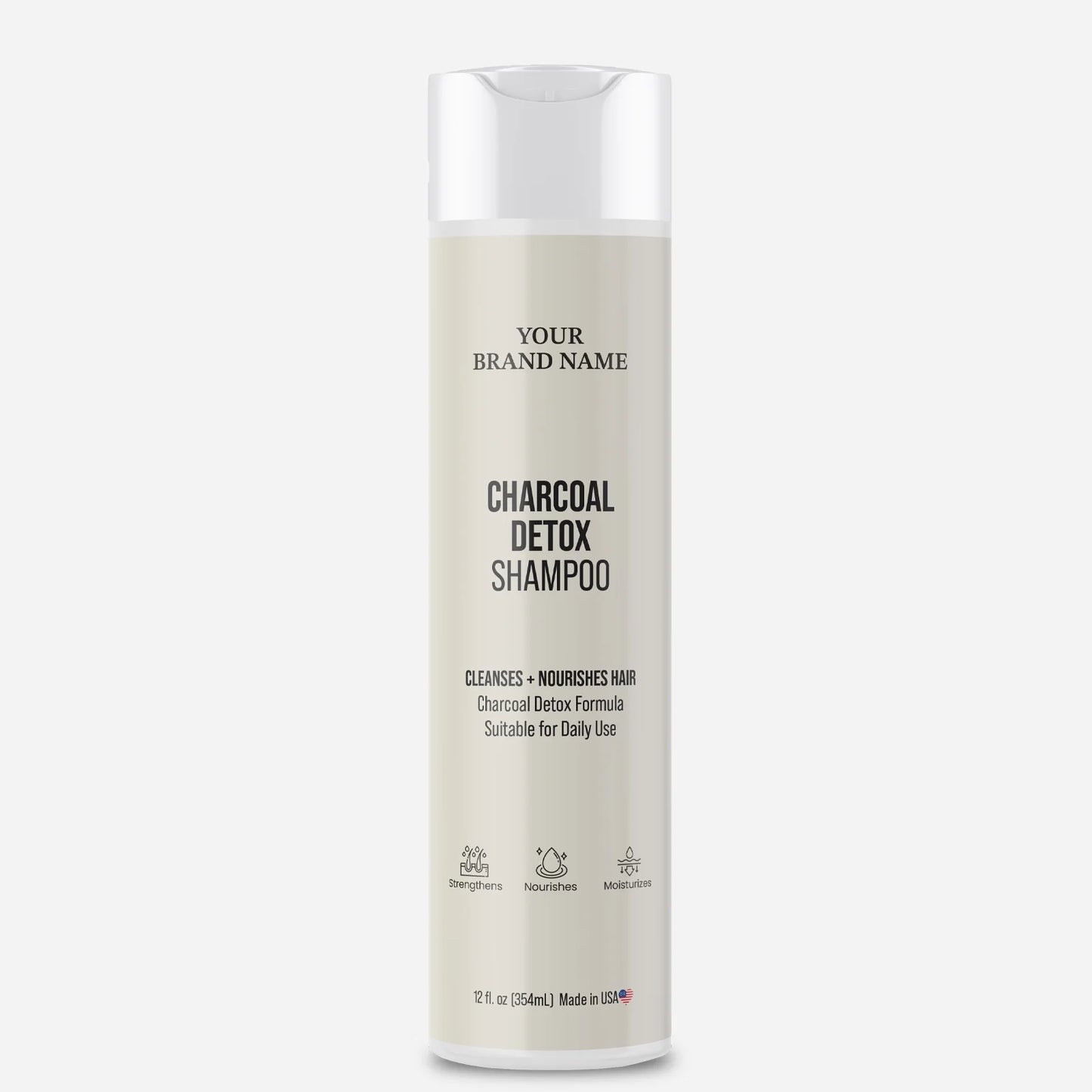 Charcoal Detox Shampoo – Clarifying & Purifying Scalp Treatment (12 oz)