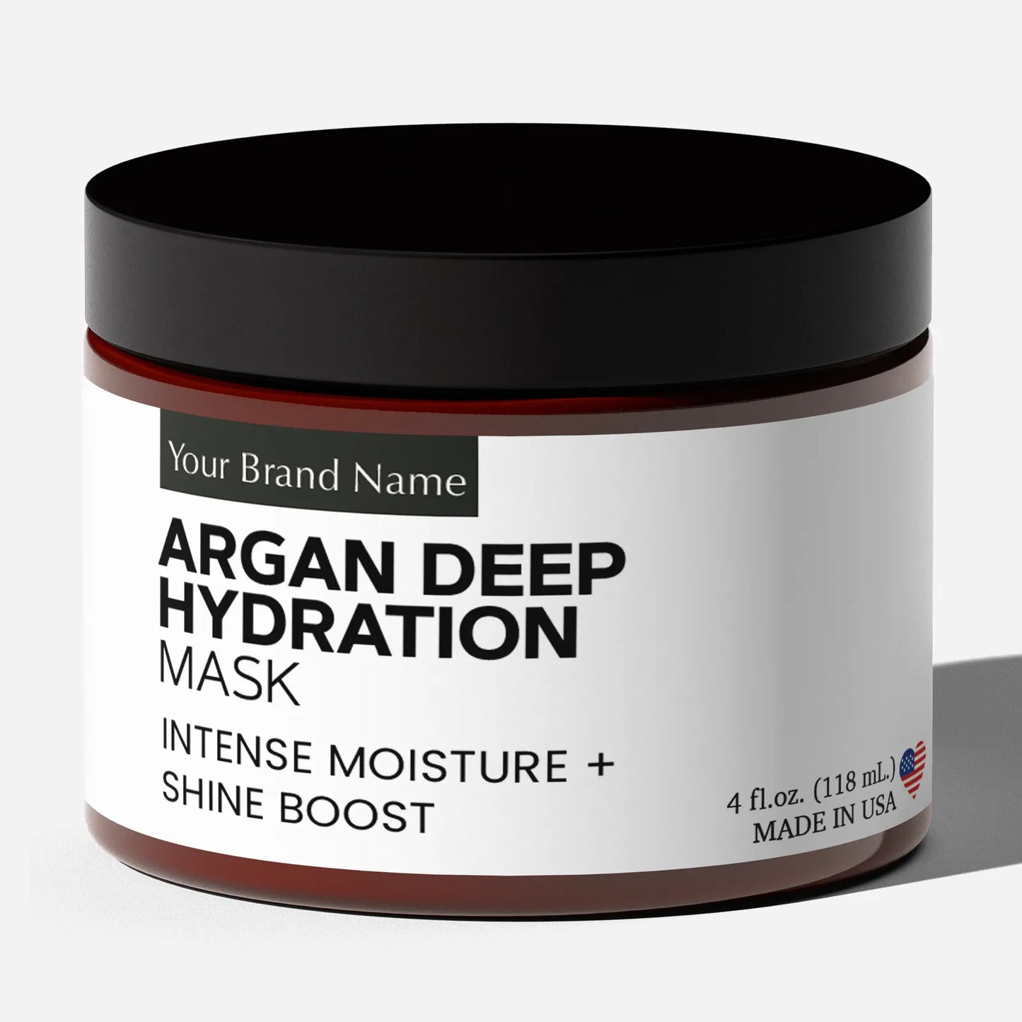 Argan Deep Hydration Mask - Intensive Moisture & Shine Restoration Treatment (4 oz)