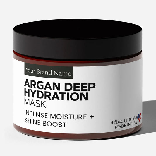 Argan Deep Hydration Mask - Intensive Moisture & Shine Restoration Treatment (4 oz)