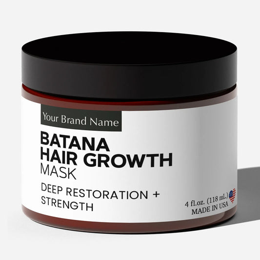 Batana Hair Growth Mask - Intensive Root Stimulating & Strengthening Treatment (4 oz)