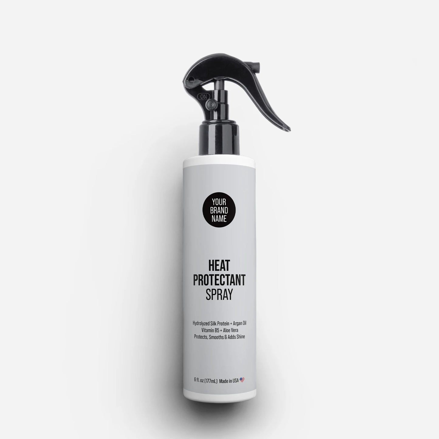 Heat Protectant Spray - Enriched with Silk Protein & Argan Oil - Nourishing Thermal Shield (6 oz)
